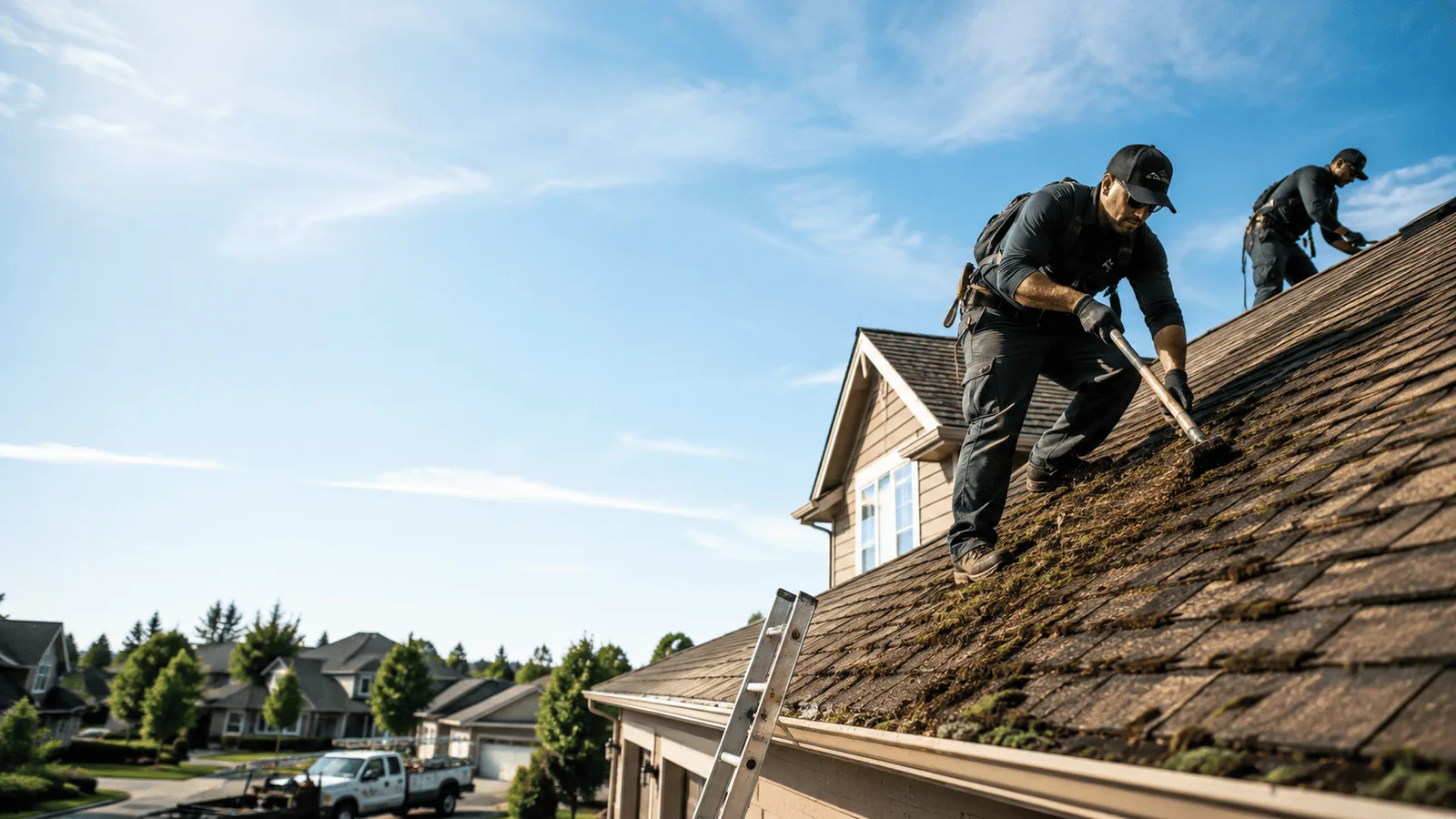 Roof Moss Removal in Vici, OK near me